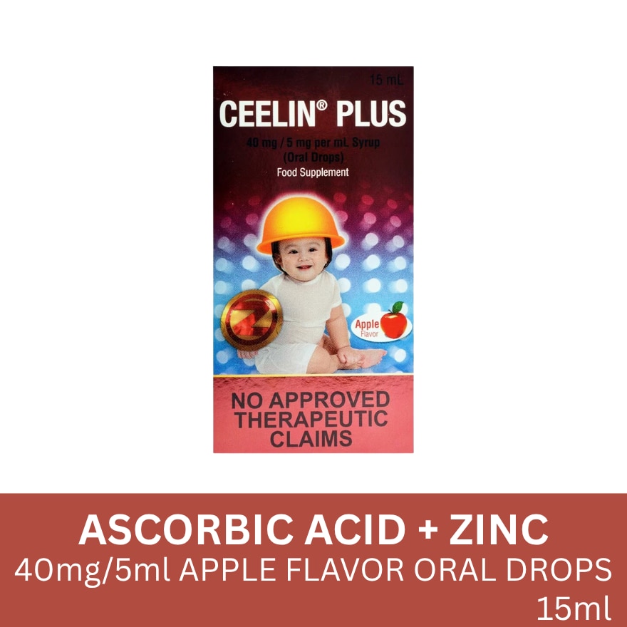 Ascorbic Acid Zinc 40 mg/5 mg/mL Oral Drops 15 mL