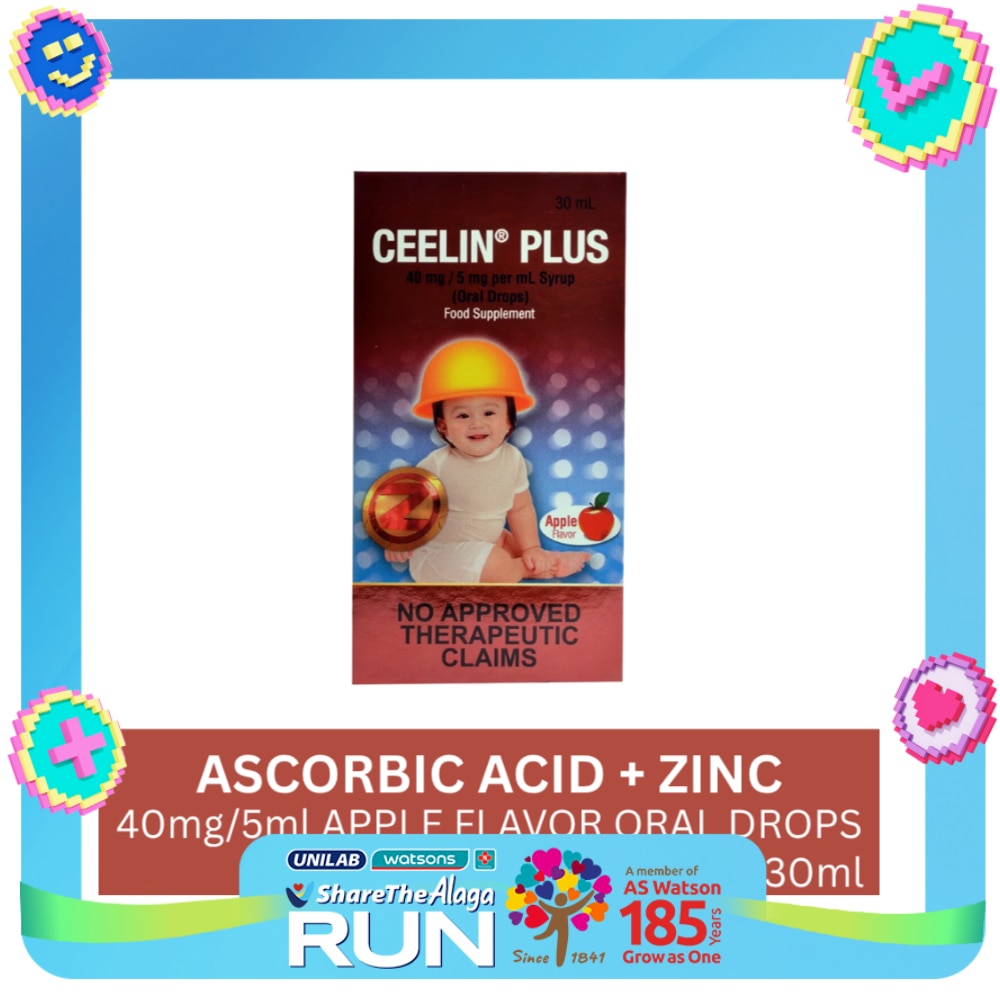 Ascorbic Acid Zinc 40 mg/5 mg/mL Oral Drops 30 mL