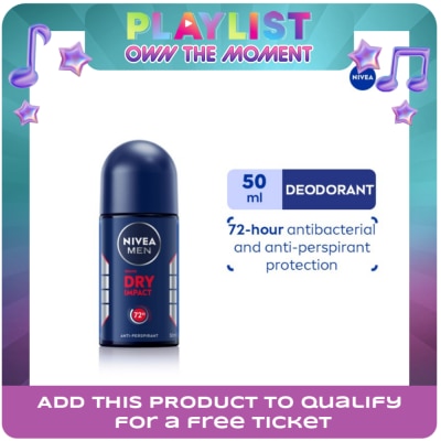 NIVEA - Men Deodorant Dry Impact Anti-Perspirant Roll-on 50ml