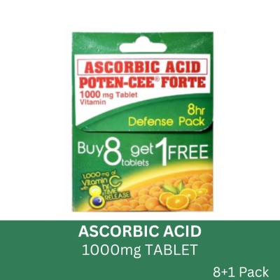 POTENCEE POTENCEE Forte 1000mg 8 + 1 Pack