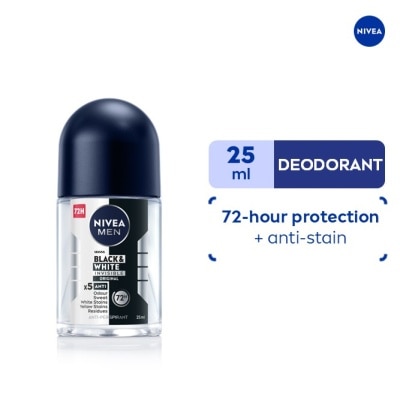 NIVEA NIVEA Men Deodorant Black & White Original Anti-Perspirant Roll-on 25ml