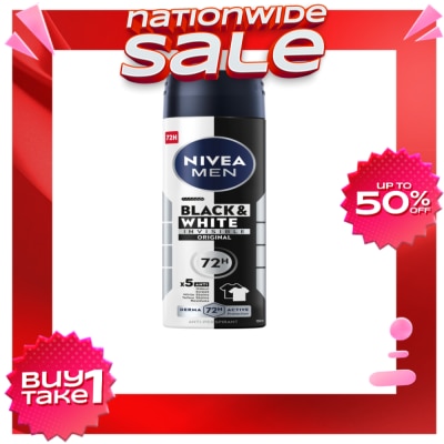 NIVEA Men Deodorant Black & White Original Anti-Perspirant Spray 150ml