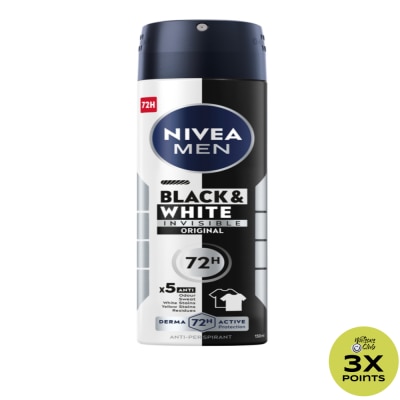 NIVEA Men Deodorant Black & White Original Anti-Perspirant Spray 150ml