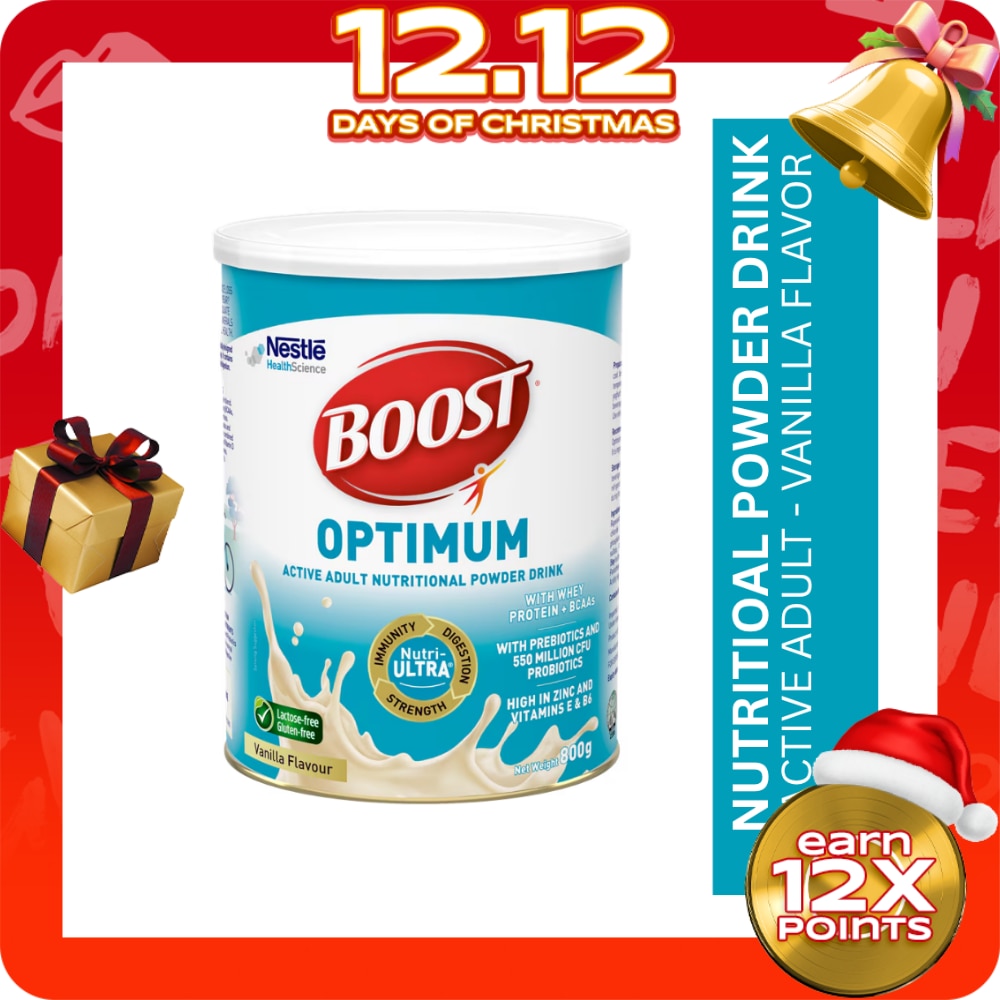 BOOST Optimum Vanilla Flavour 800g