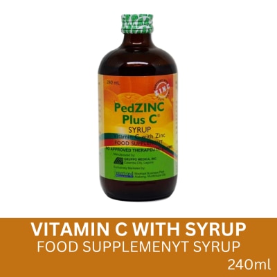 PEDZINC PLUS C Vitamin C with Zinc Syrup 240mL