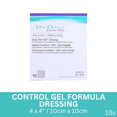 DUODERM Extra Thin Wound Dressing 4x4 Inches