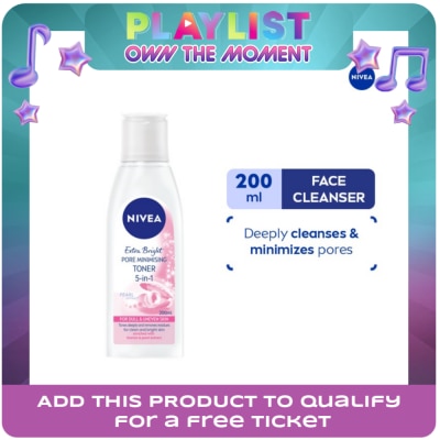 NIVEA - NIVEA Extra Bright 5-in-1 Pore Minimising Toner 200ml