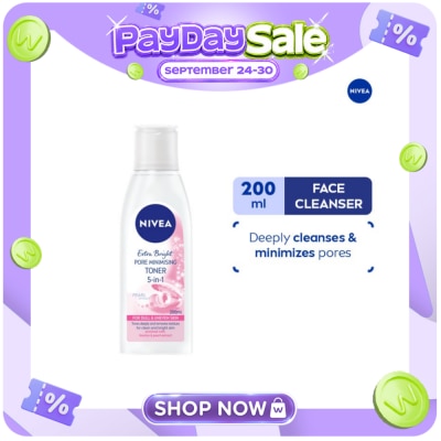 NIVEA NIVEA Extra Bright 5 in 1 Pore Minimising Toner 200ml image