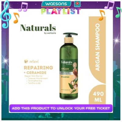 NATURALS WS Naturals Argan Oil Hair Shampoo 490ml