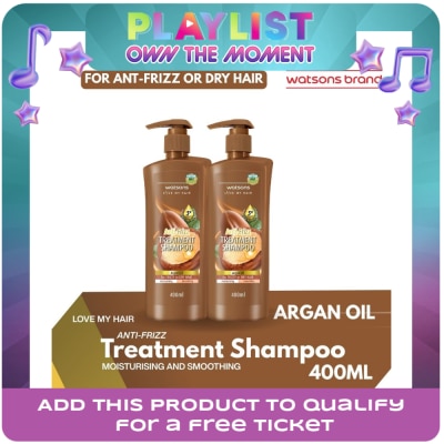 WATSONS - Argan Oil Treatment Shampoo 400ml
