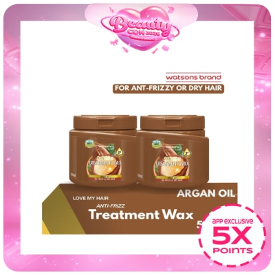 WATSONS - Anti-Frizz Treatment Wax Argan Oil 500ml