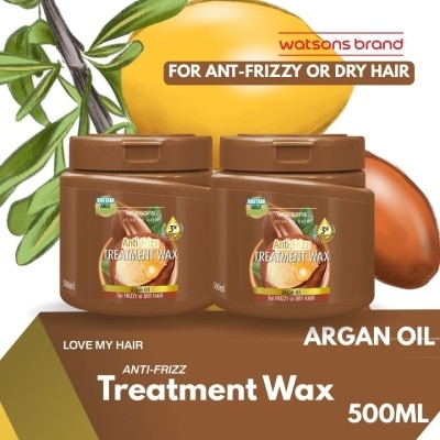 WATSONS Anti-Frizz Treatment Wax Argan Oil 500ml