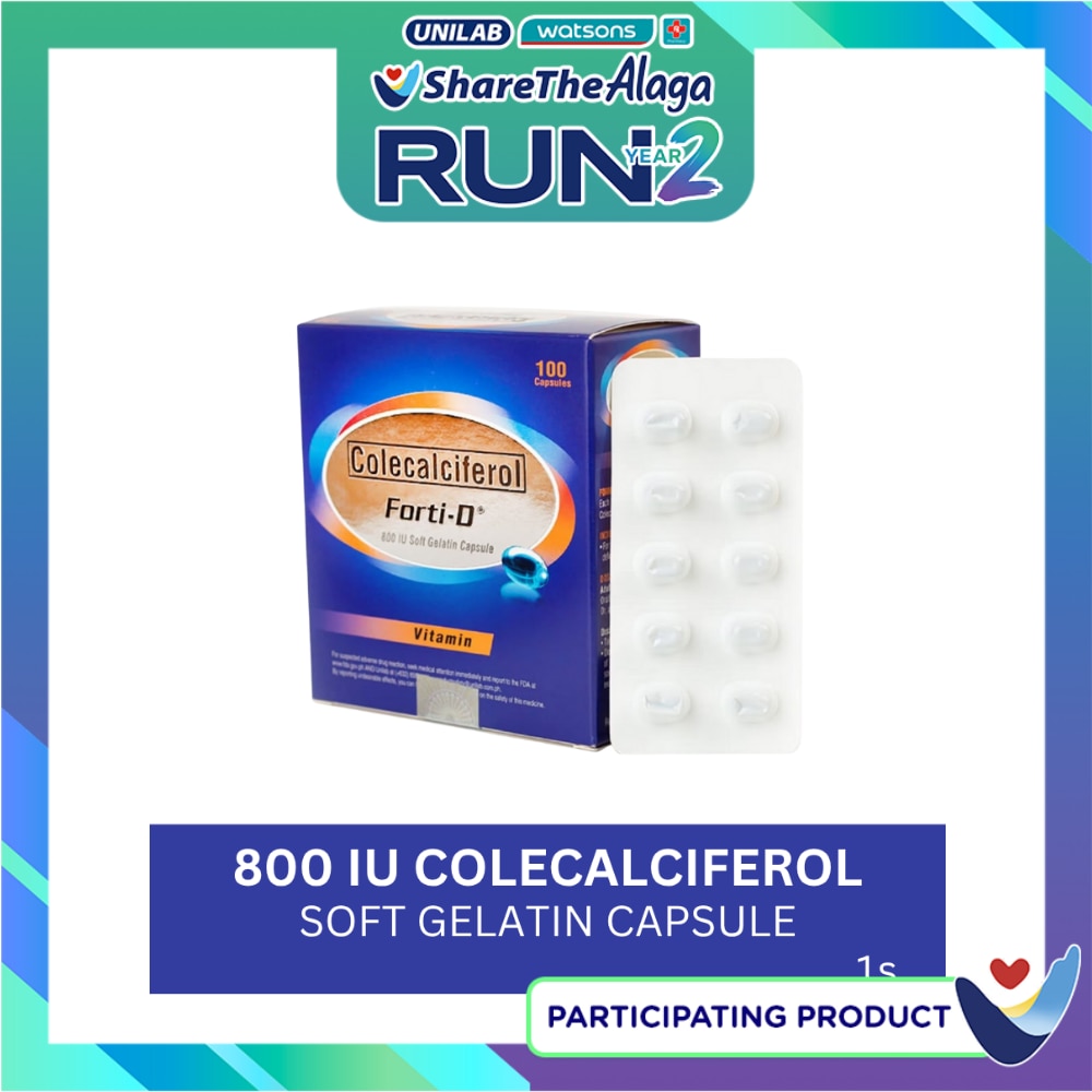 FORTI D Colecalciferol 800IU Sold Per Piece (sold per piece) image