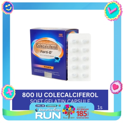 FORTI D FORTI D Colecalciferol 800IU Sold Per Piece (sold per piece)