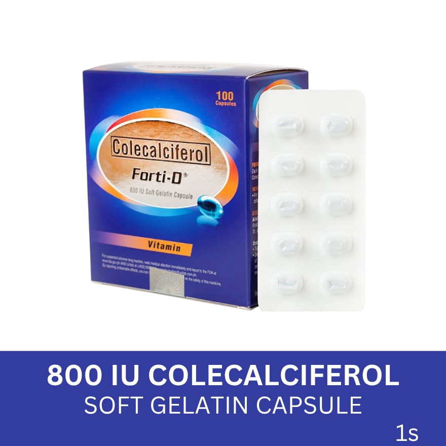 FORTI D Colecalciferol 800IU Sold Per Piece (sold per piece)