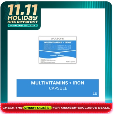 WATSONS GENERICS WATSONS GENERICS Multivitamins with Iron Sold Per Piece image