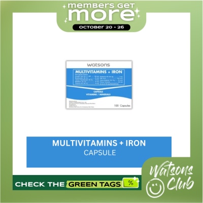 WATSONS GENERICS WATSONS GENERICS Multivitamins with Iron Sold Per Piece image