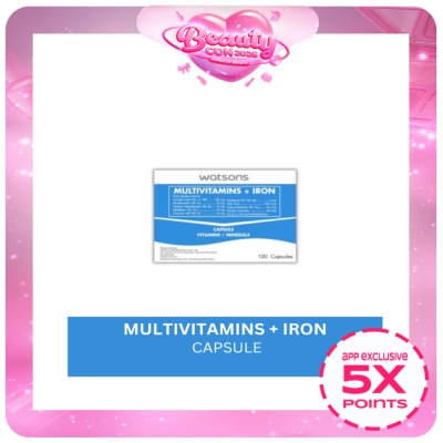 WATSONS GENERICS - WATSONS GENERICS Multivitamins with Iron Sold Per Piece