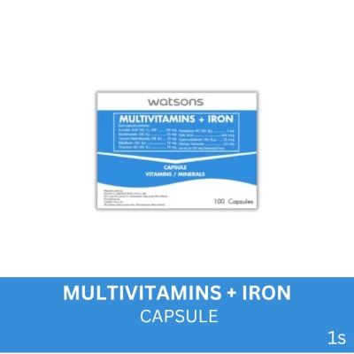 WATSONS GENERICS WATSONS GENERICS Multivitamins with Iron Sold Per Piece