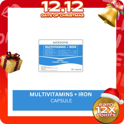 WATSONS GENERICS WATSONS GENERICS Multivitamins with Iron Sold Per Piece
