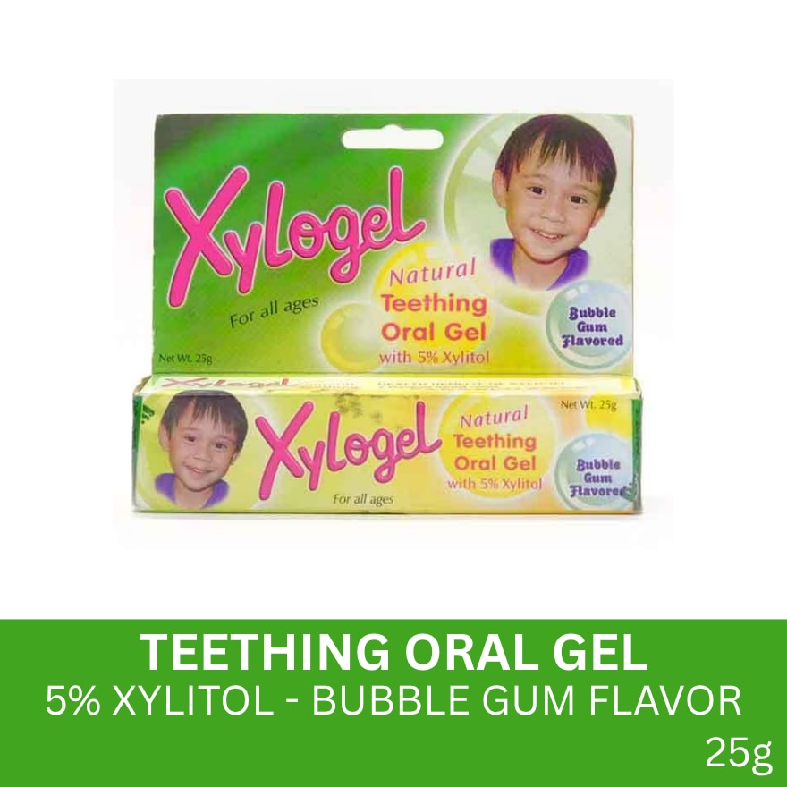 Natural Teething Oral gel with 5 Xylitol 25g