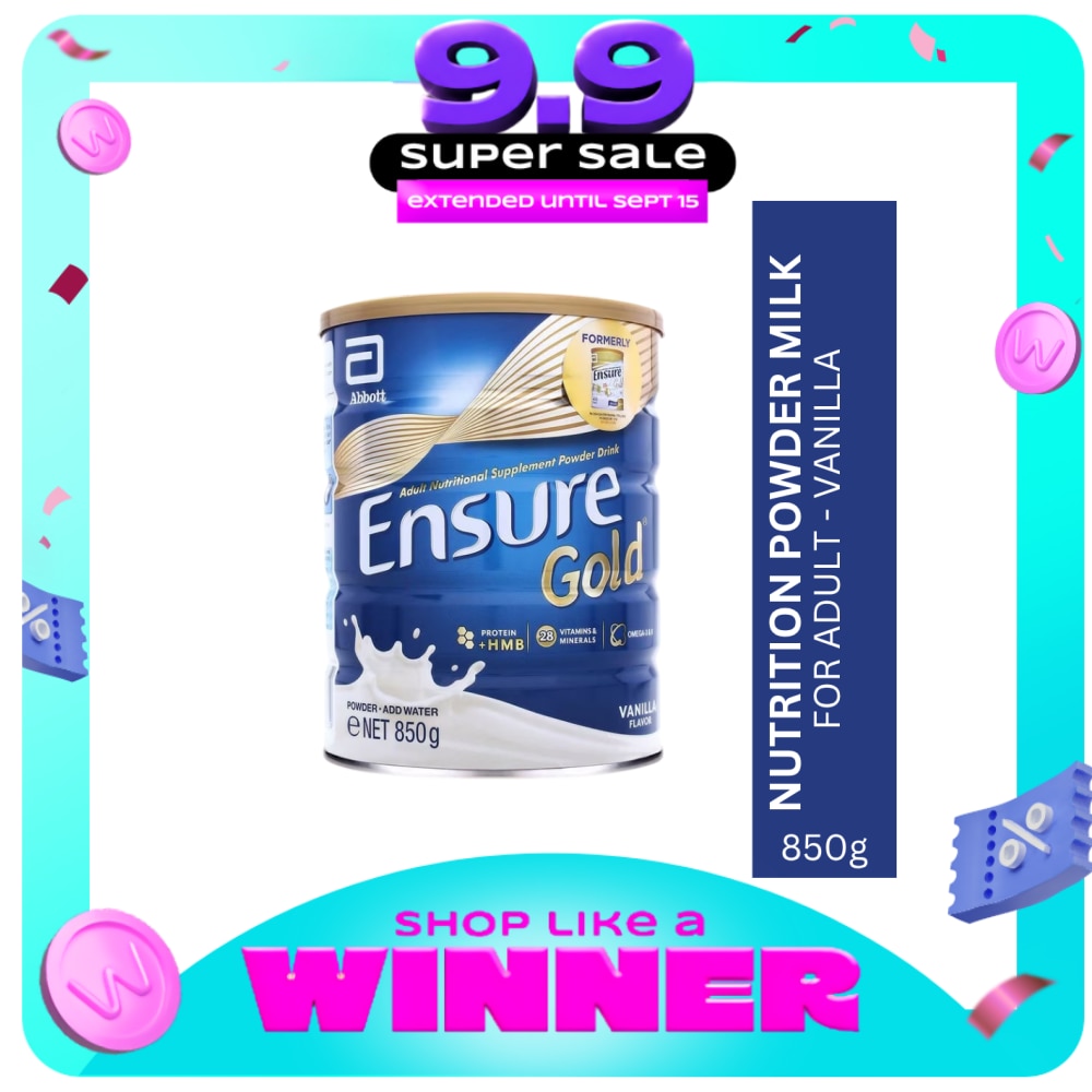 Ensure Gold Vanilla 850g Powdered Milk - Adult Supplement image