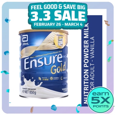 ENSURE Ensure Gold Vanilla 850g Powdered Milk - Adult Supplement