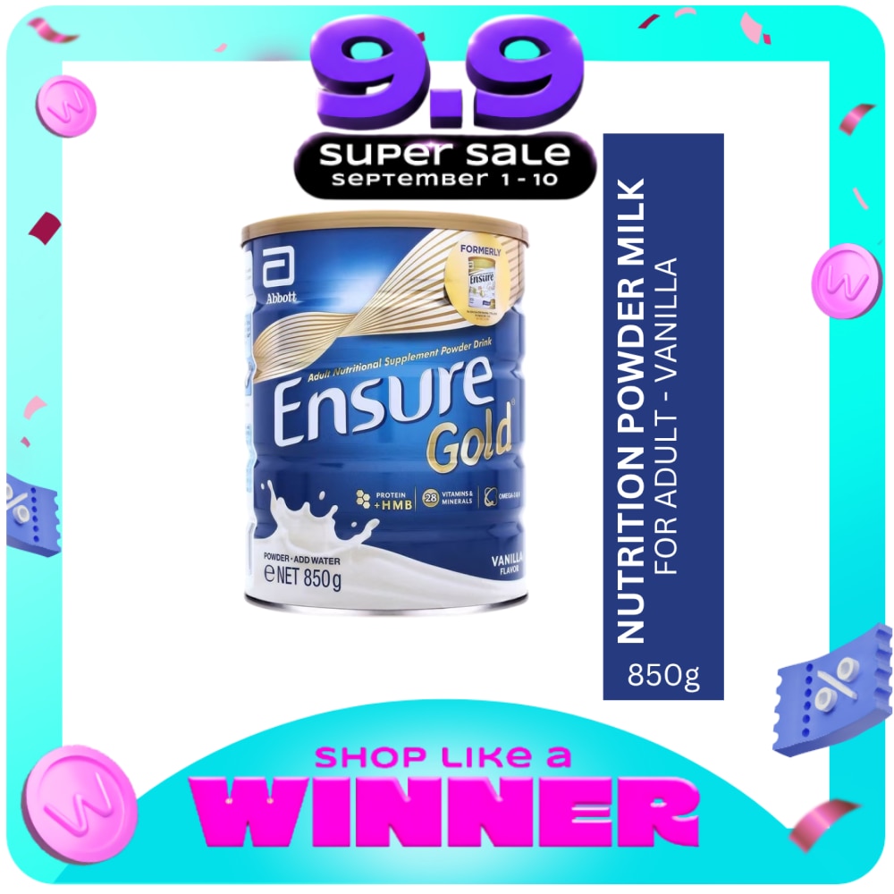 Ensure Gold Vanilla 850g Powdered Milk - Adult Supplement image