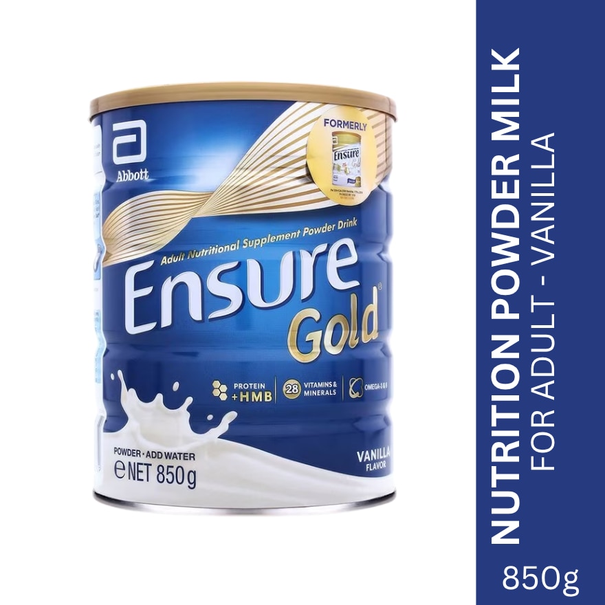 Ensure Gold Vanilla 850g Powdered Milk - Adult Supplement