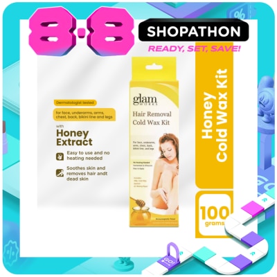 GLAMWORKS - Honey Hair Removal Cold Wax Kit 100g image