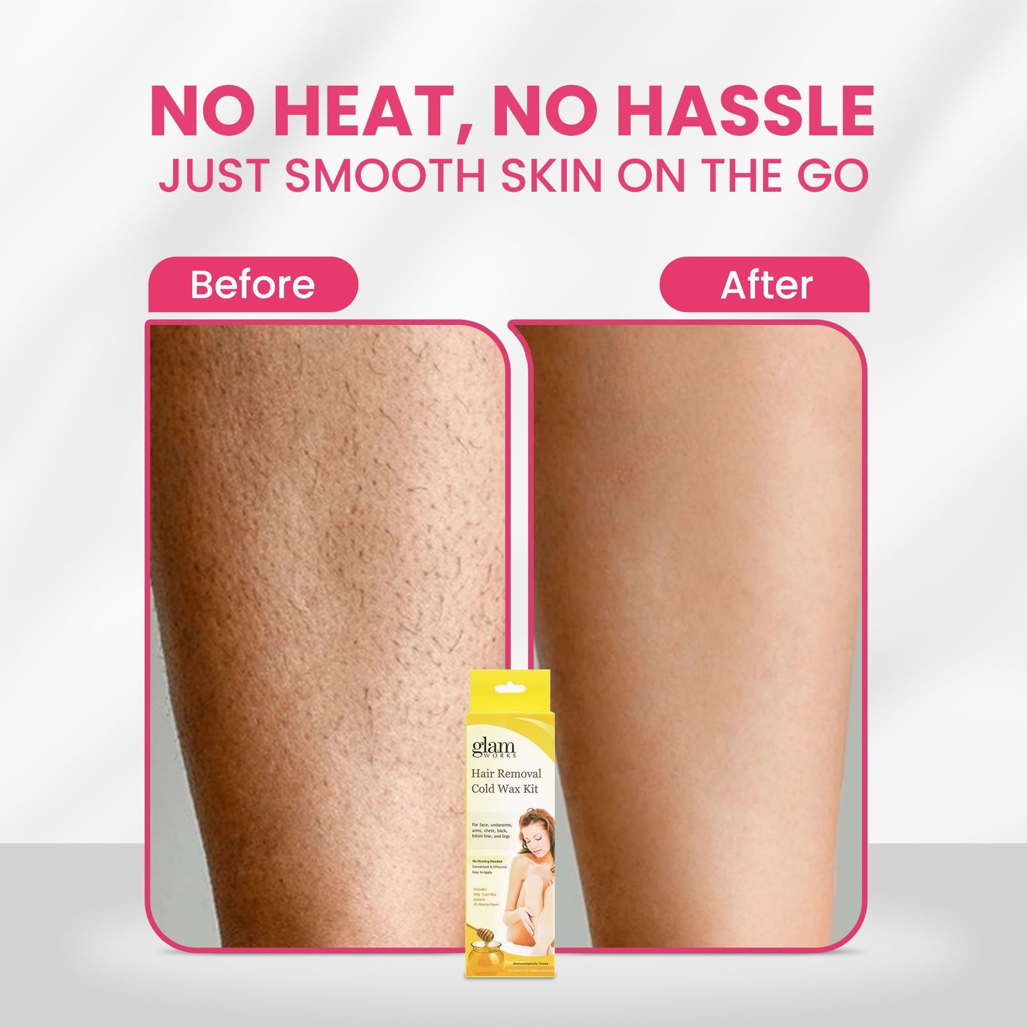 Honey Hair Removal Cold Wax Kit 100g