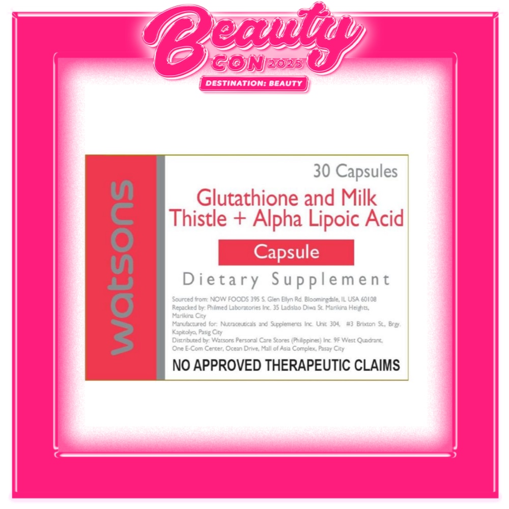 Watsons Glutathione and Milk Thistle + Alpha Lipoic Acid Capsules