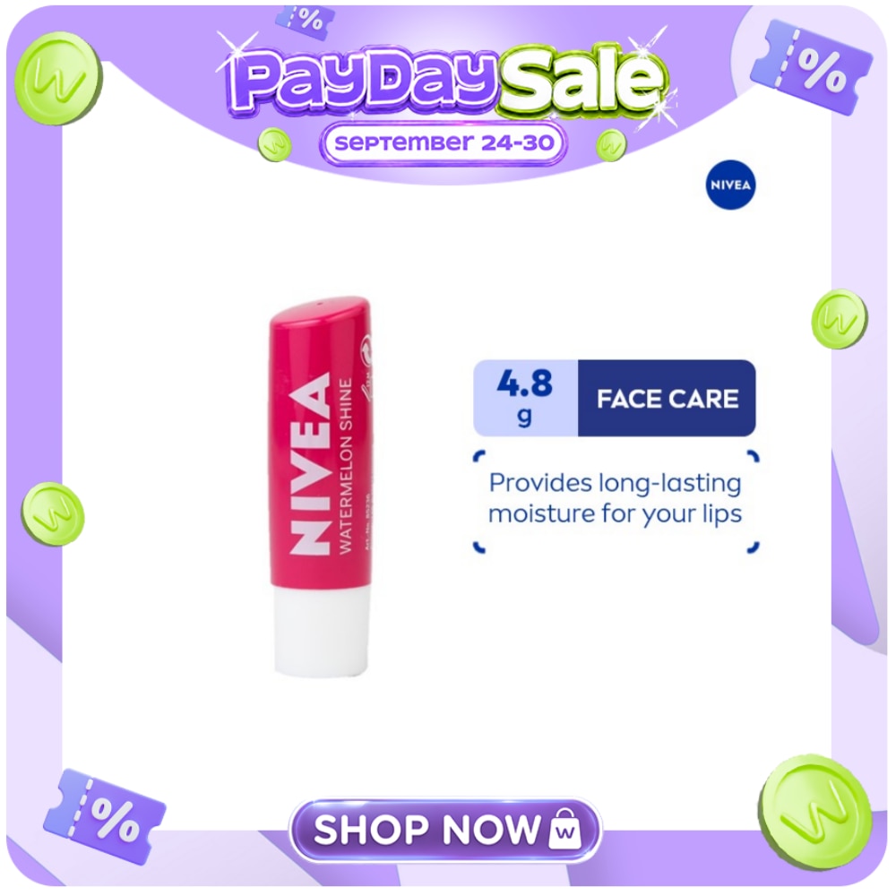 NIVEA Watermelon Shine Lip Balm 4.8g image