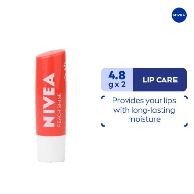 NIVEA NIVEA Peach Shine Lip Balm 4.8g