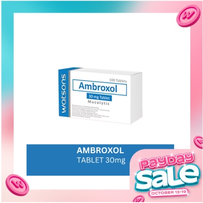 WATSONS GENERICS WATSONS GENERICS Ambroxol hydrochloride 30mg Sold Per Piece image