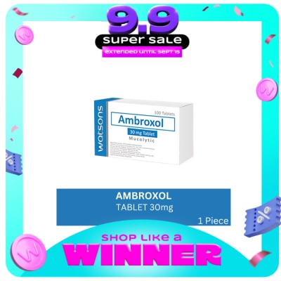 WATSONS GENERICS - WATSONS GENERICS Ambroxol hydrochloride 30mg Sold Per Piece image