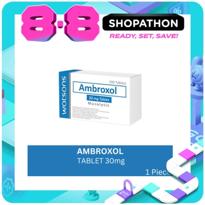 WATSONS GENERICS - WATSONS GENERICS Ambroxol hydrochloride 30mg Sold Per Piece image
