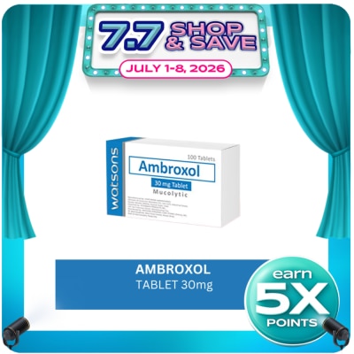 WATSONS GENERICS - WATSONS GENERICS Ambroxol hydrochloride 30mg Sold Per Piece