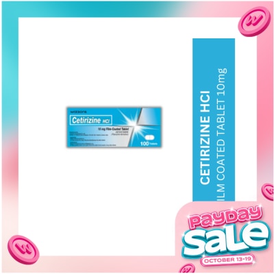 WATSONS GENERICS WATSONS GENERICS Cetirizine hydrochloride 10mg Sold Per Piece image