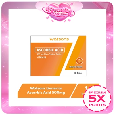 WATSONS GENERICS - Ascorbic acid 500mg 1 Tablet