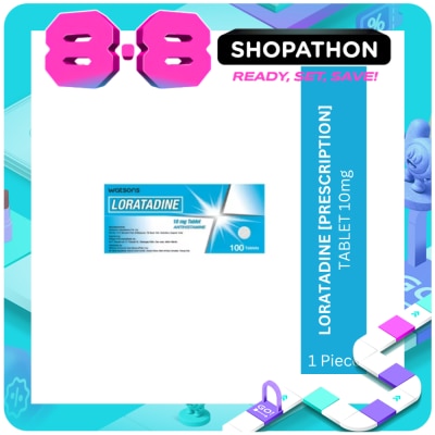 WATSONS GENERICS - WATSONS GENERICS Loratadine 10mg/ Tablet Sold Per Piece [PRESCRIPTION REQUIRED] image