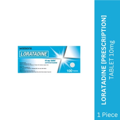 WATSONS GENERICS WATSONS GENERICS Loratadine 10mg/ Tablet Sold Per Piece [PRESCRIPTION REQUIRED]