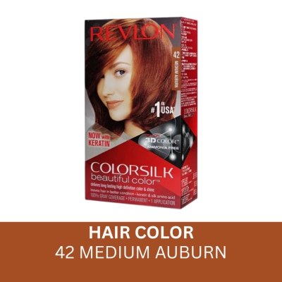 REVLON Colorsilk Hair Color No. 42 Medium Auburn