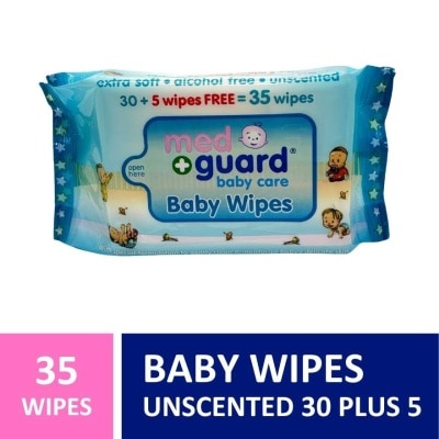 MED GUARD Baby Wipes 30+5s
