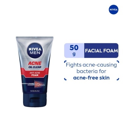 NIVEA Men Anti Acne Oil Control Foam 50g