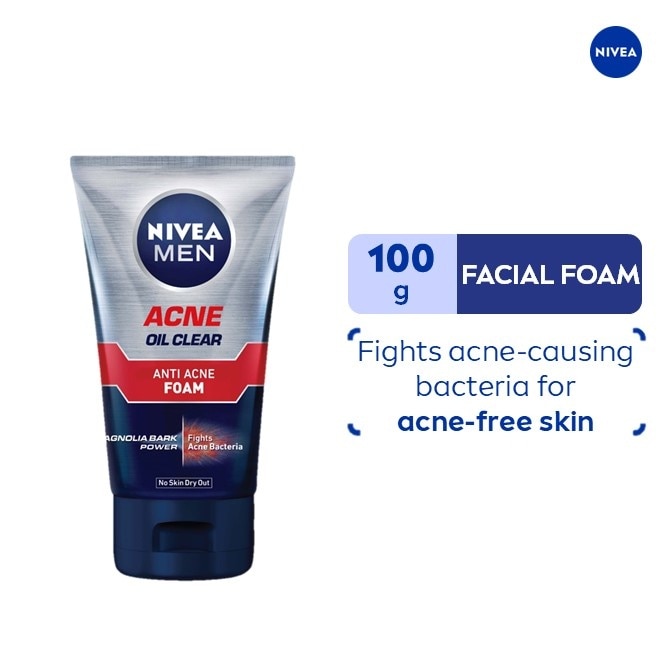 MEN Facial Wash Acne Oil Clear Foam 100g