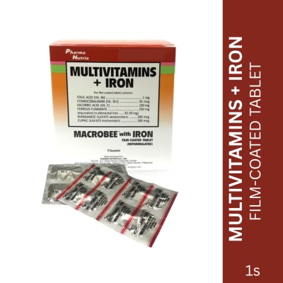 MACROBEE Multivitamins + Iron 1 Tablet