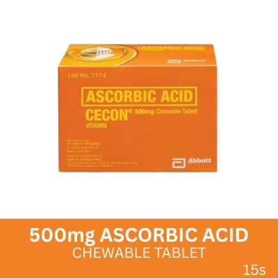 CECON 500mg Chewable Tablet 15 Tablets (1 Pack)