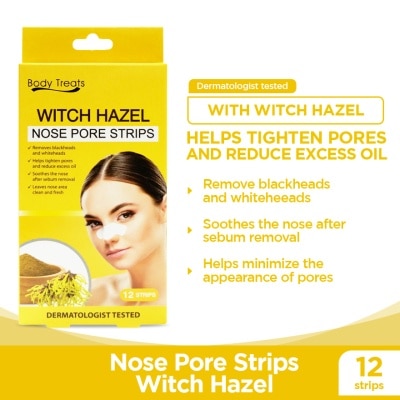 BODY TREATS Classic Nose Pore Strips 12strips