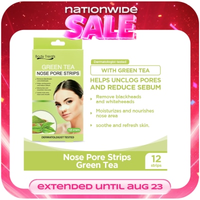 BODY TREATS - Nose Pore Strips Greentea 12s image